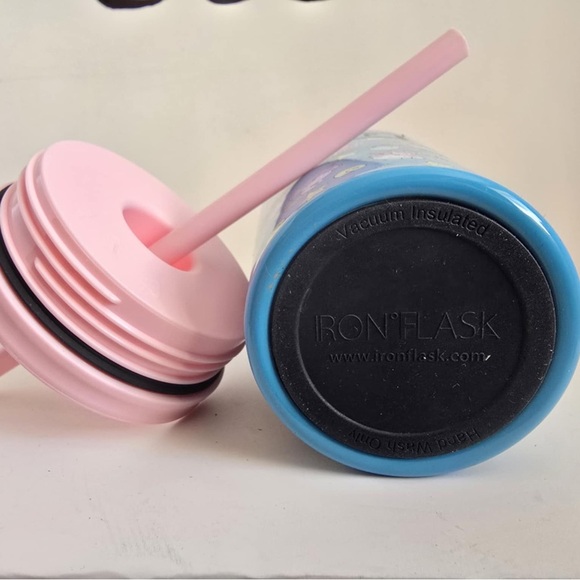 IRON °FLASK 12oz Kids Tumblers with Lids & Straws Cup Double Walled - Picture 6 of 6